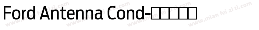 Ford Antenna Cond字体转换